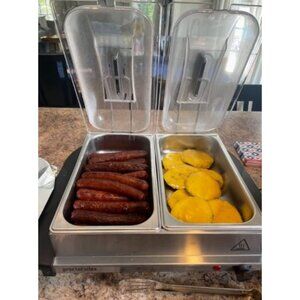 Buffet Server & Food Warmer, Adjustable Heat, for Parties, Holiday